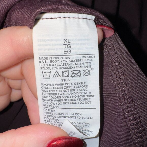 Old Navy Women's Long Sleeve Tee - Dark Purple - Picture 7 of 8